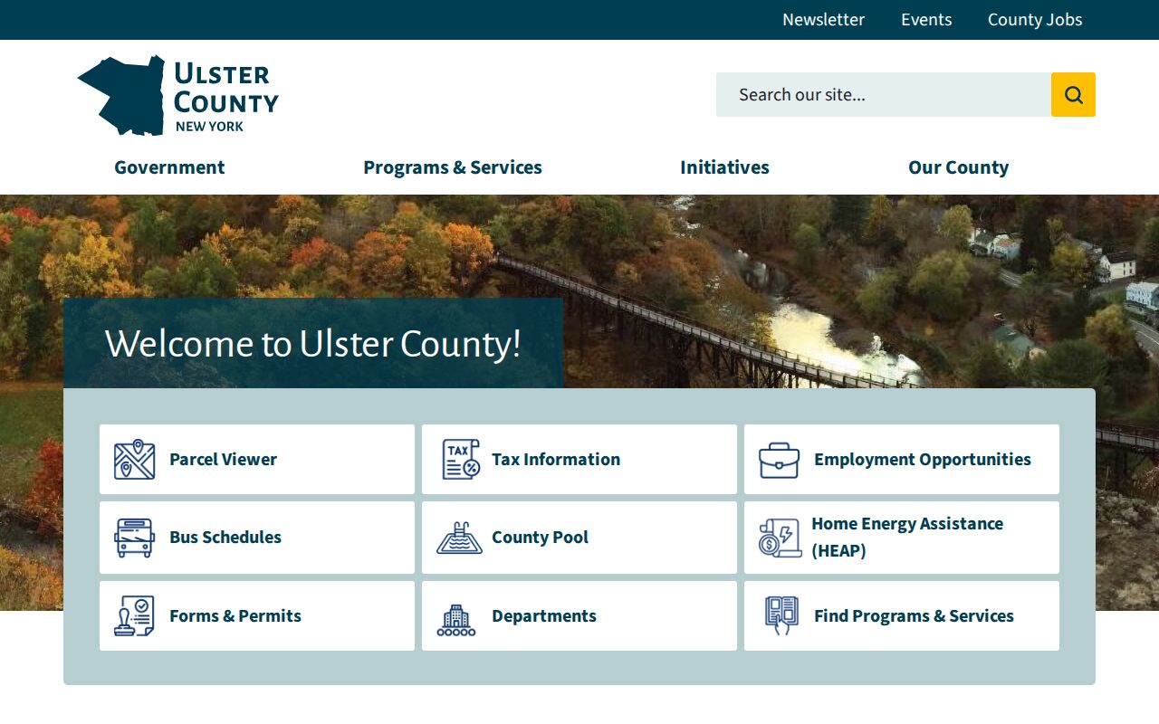 Ulster County criminal history official county directory